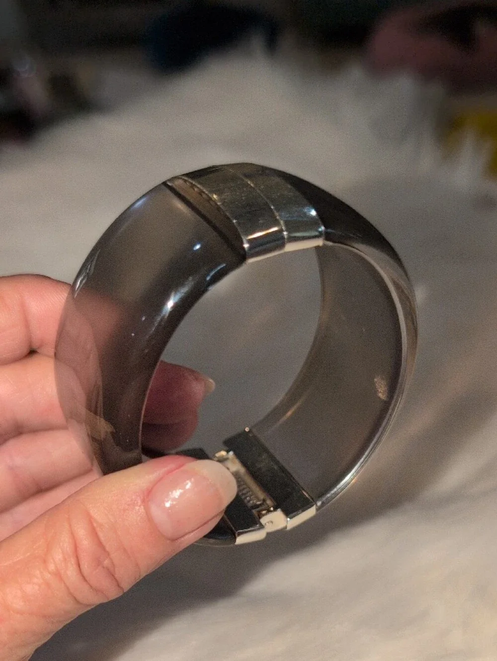 Silver Tone Moonspell Cuff Bracelet By Coldwater Creek - Vintage